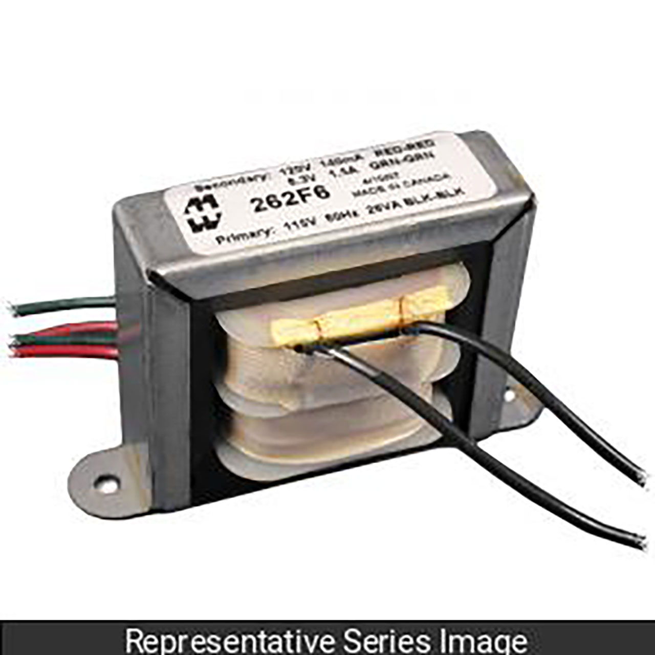 Transformer Plate & Filament or Bias 18VA 120V @ 87 Ma 262 Series