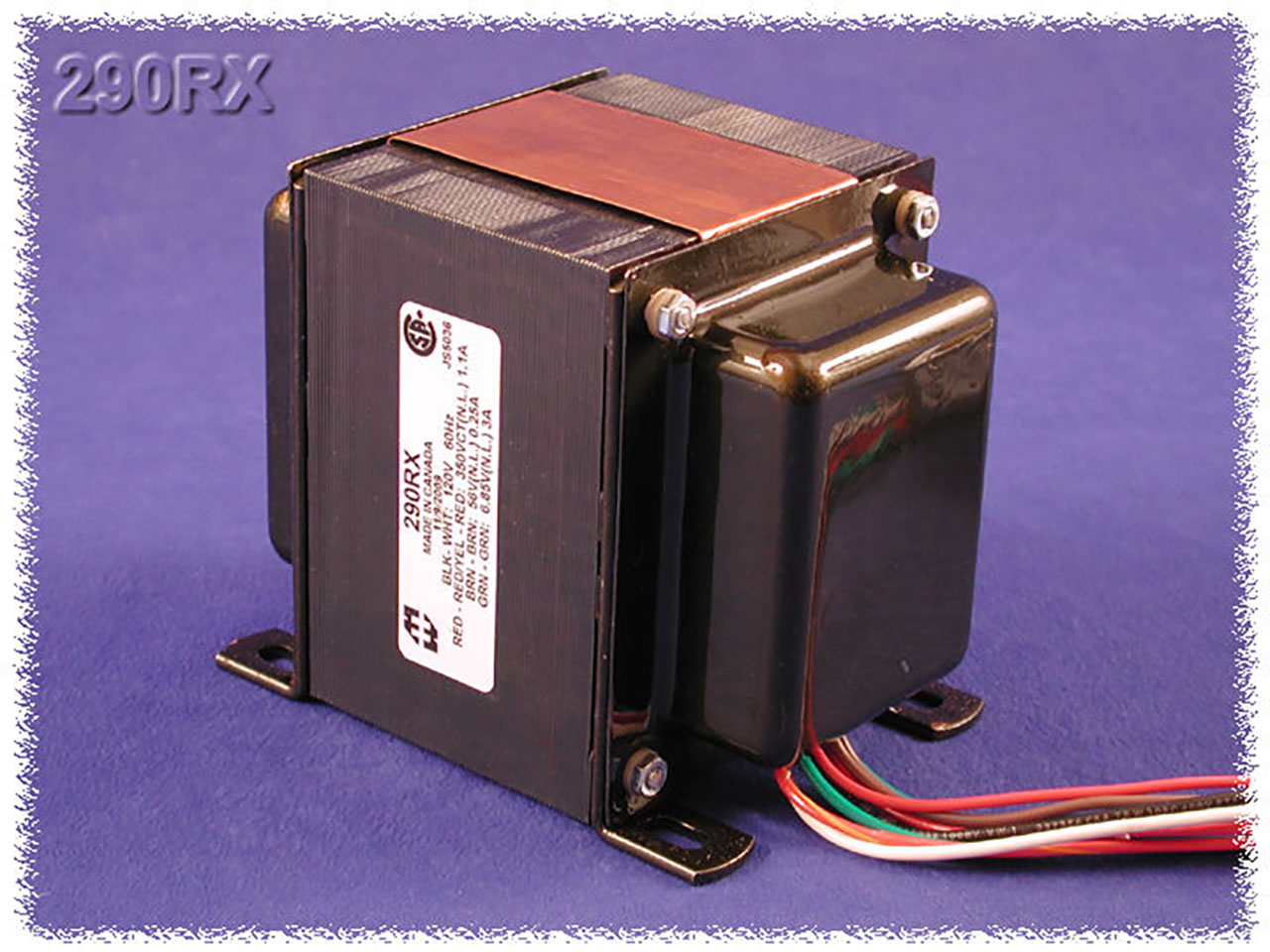 Power Transformer Replacement for Fender Guitar Amp 290 Series 352Vct Ac/56Vac/6.3Vac