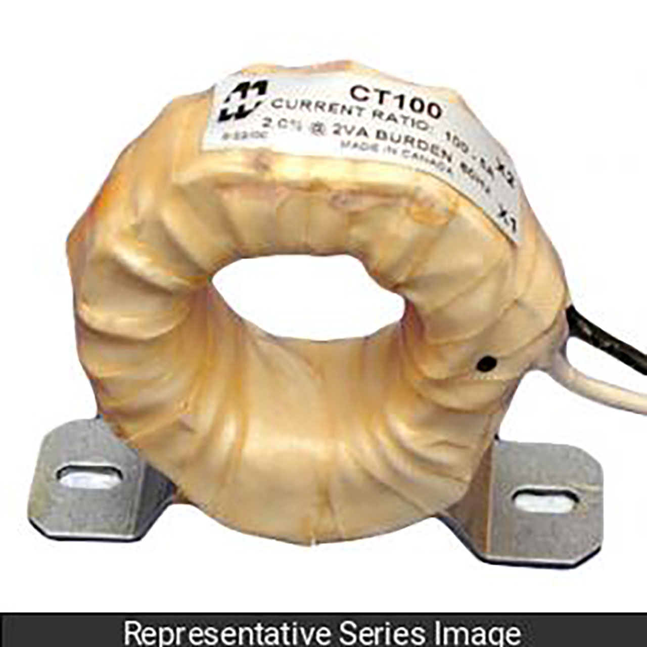 Current Transformer Toroidal Chassis Mount Current Ratio 75:5 CT Series