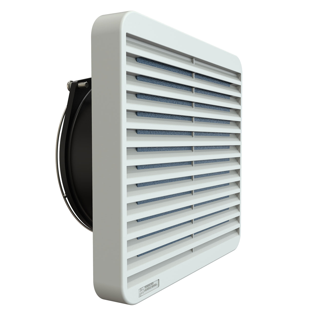 Fan and Filter Kit 150mm Light Gray 115VAC