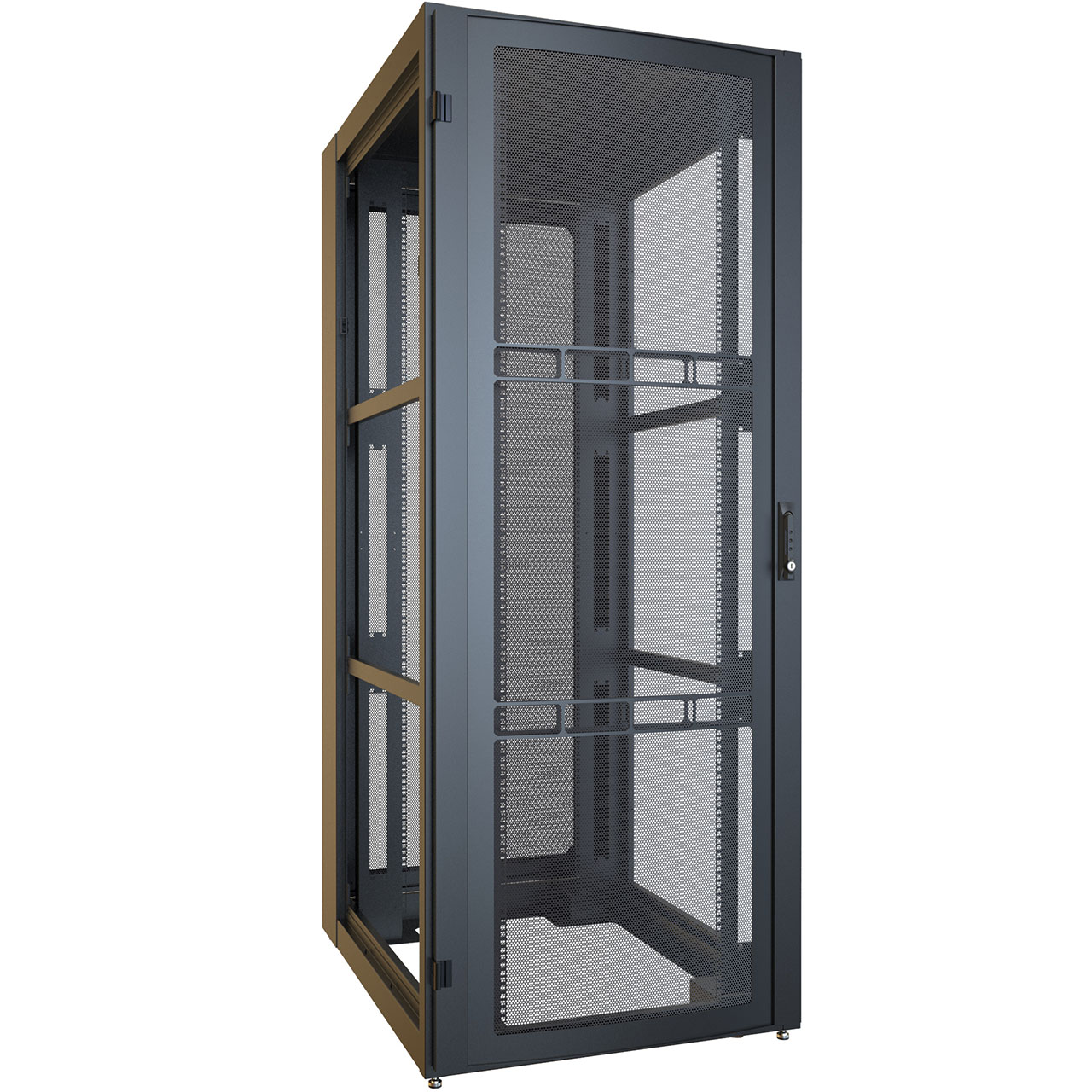 42U 31.5W 42D H1 Data Center Server Cabinet (Black) Cabinet 73.5 x 31.5 x 42 Inch