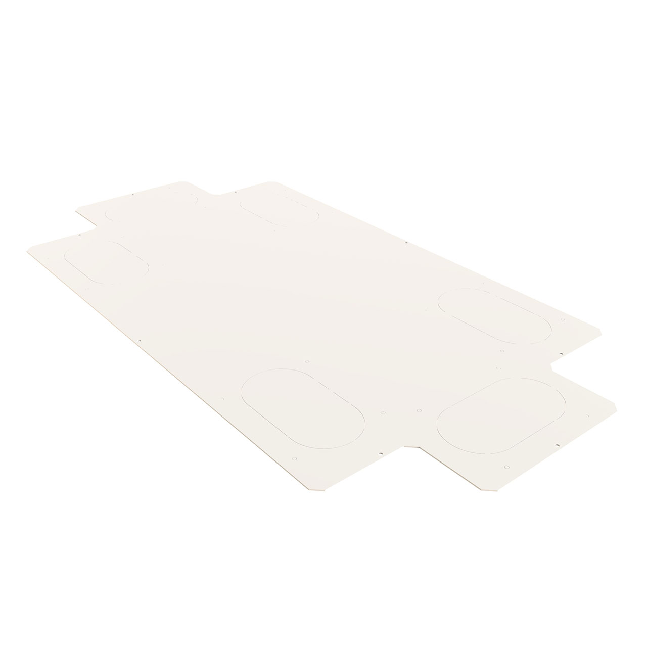 24W 48D White H1 Bottom Panel