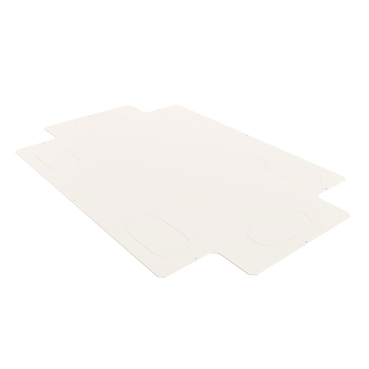 30W 48D White H1 Bottom Panel