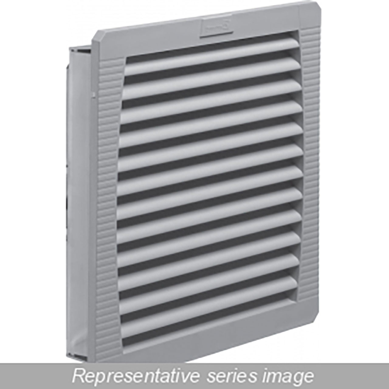 13" Exhaust Filter NEMA 12 Light Gray