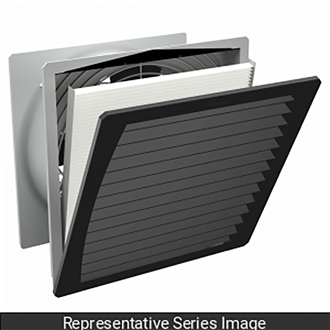 13 Inch Exhaust Filter Type 3R - Black