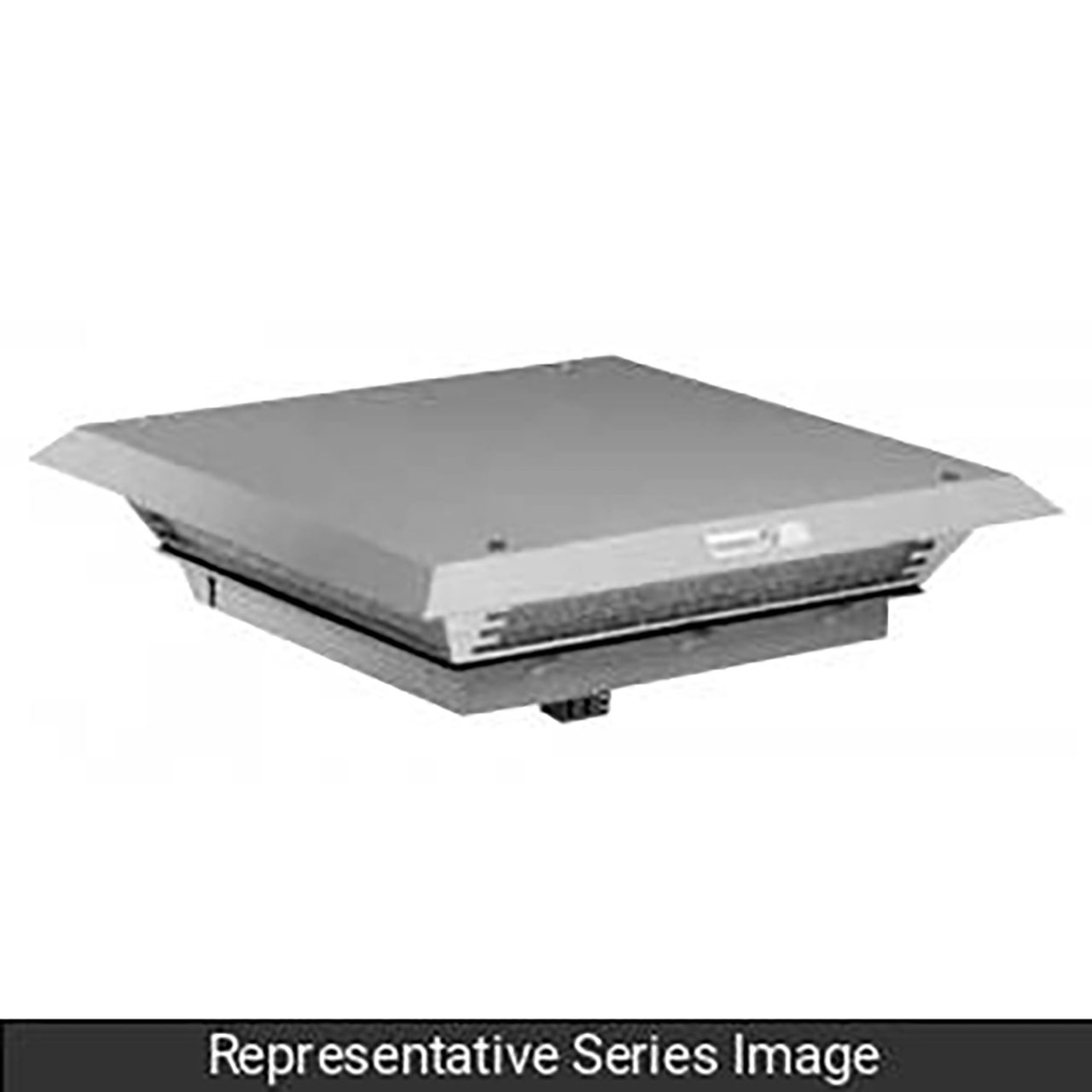 Top Mount Filter Fan 230V 149 CFM Steel/Light Gray