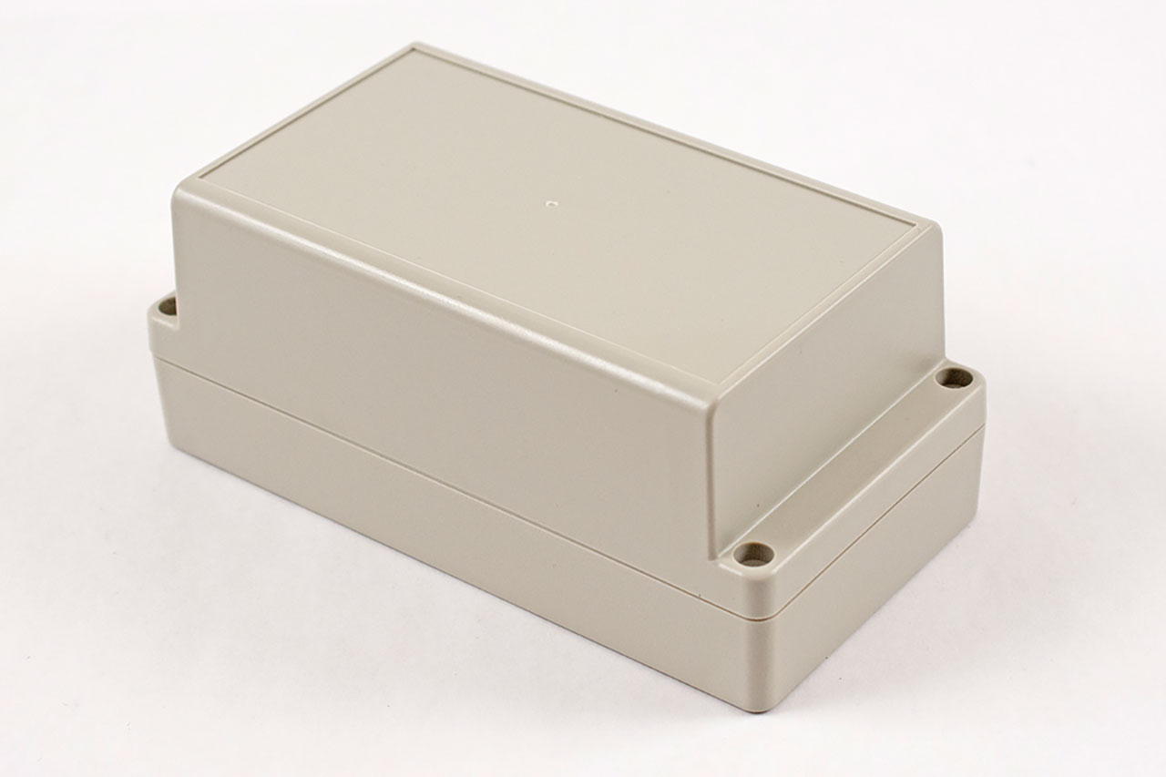 Enclosure Plastic 6.5 x 3.35 x 2.76 Inch Light Gray ABS with Opaque Lid