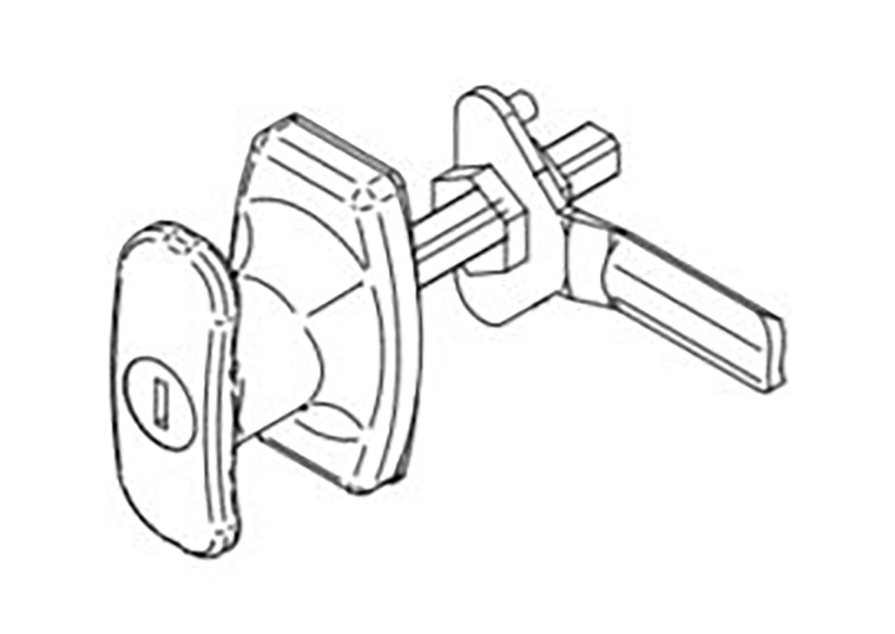 NEMA 12 " T " Locking 3 Pt Gt 60"