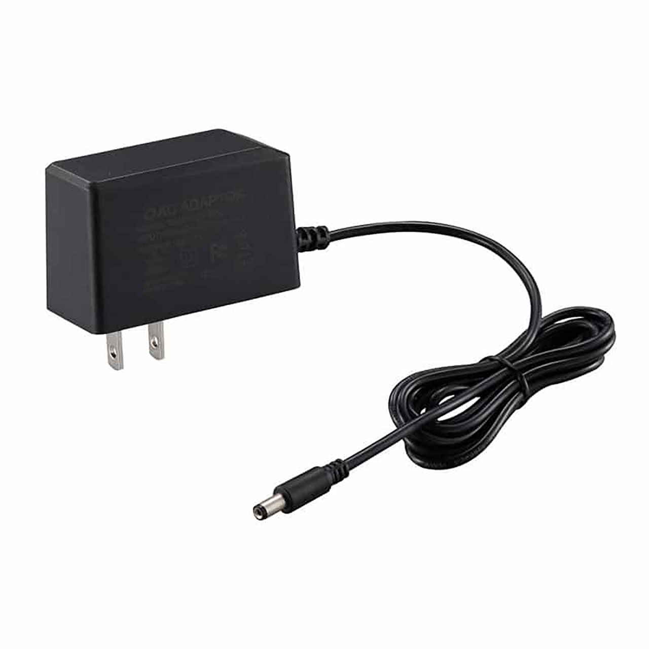 Switching Wall Adapter Power Supply 12V 1A 2.5mm Plug NEMA1-15P 5 Foot Cord