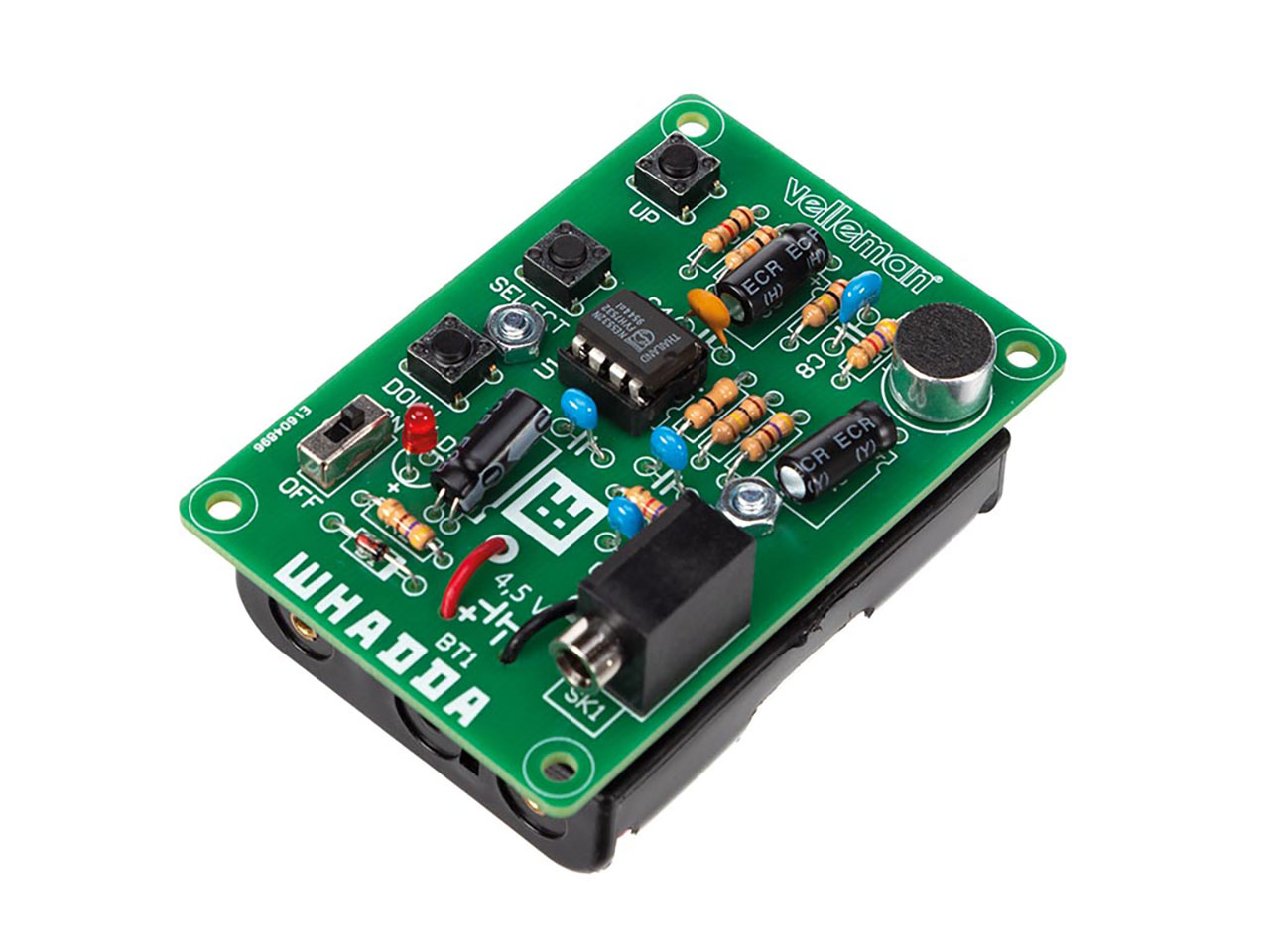 Voice Changer Soldering Kit 3-Button Control 3.5mm Stereo Phone Jack Output