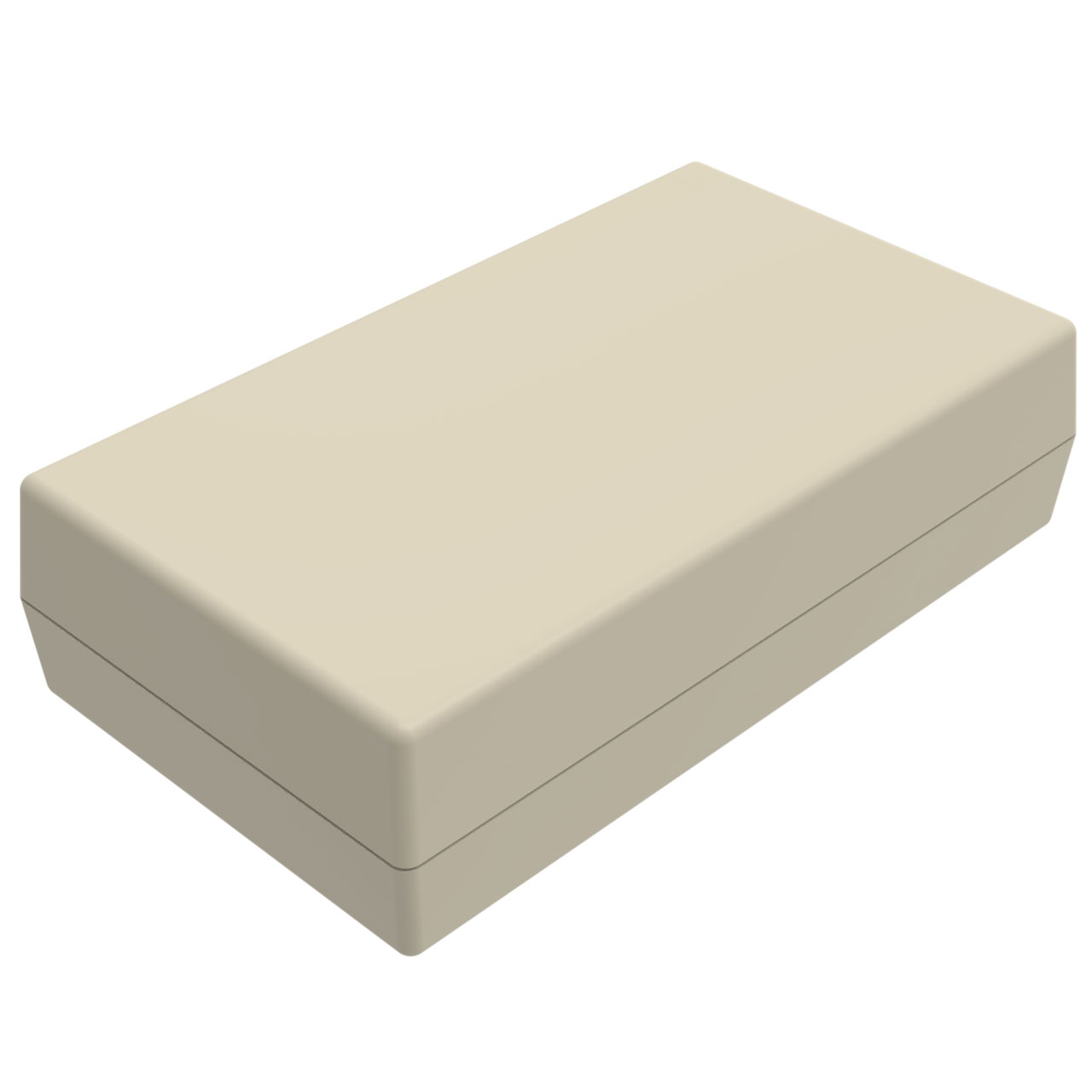 Enclosure Almond/Clear ABS/Poly Hand Held Split Sides 5.620" L x 3.250" W  x 1.500" H AC Power Panel