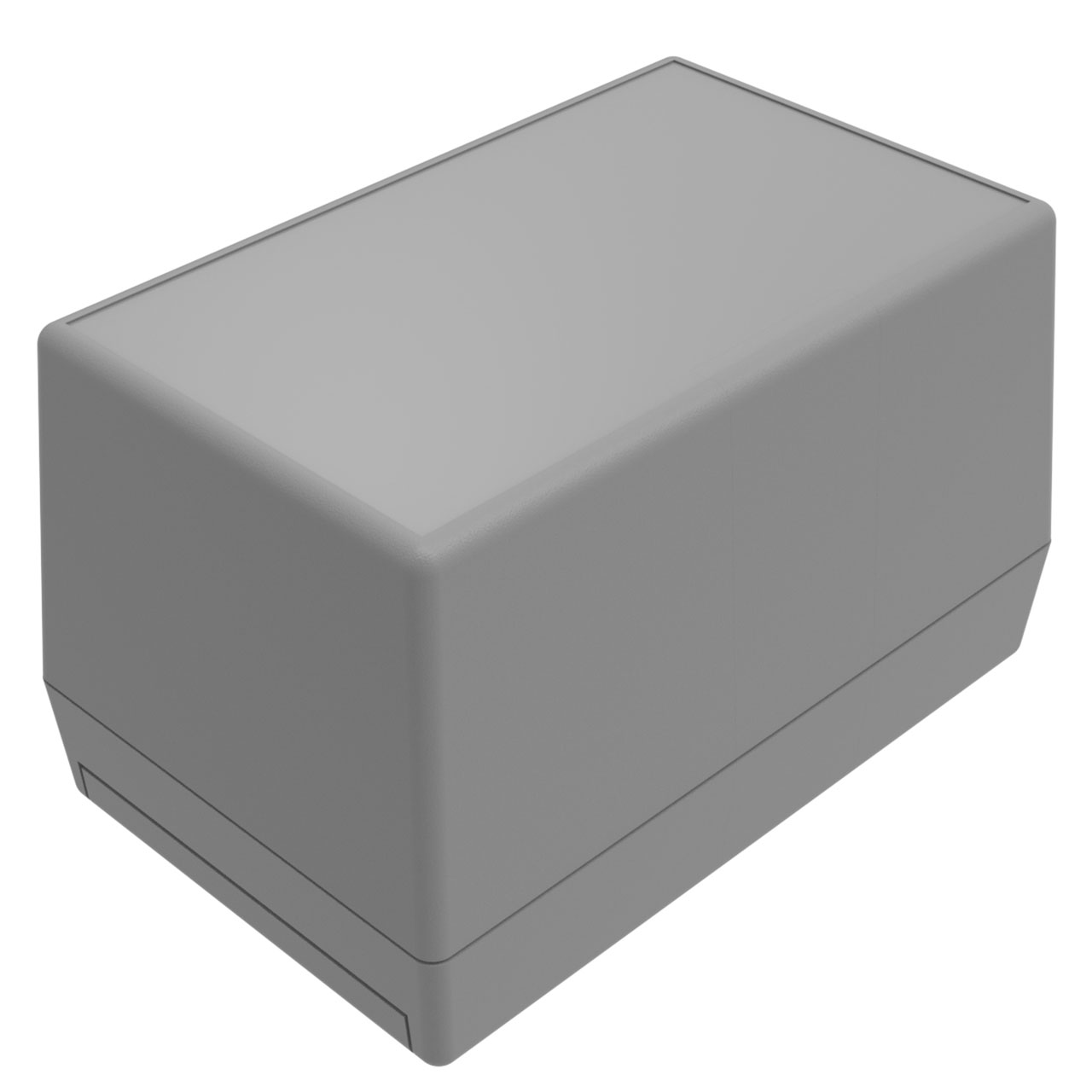 Enclosure Gray ABS Hand Held Split Sides 4.100" L x 2.600" W x 2.500" H I-Plate Insert Area