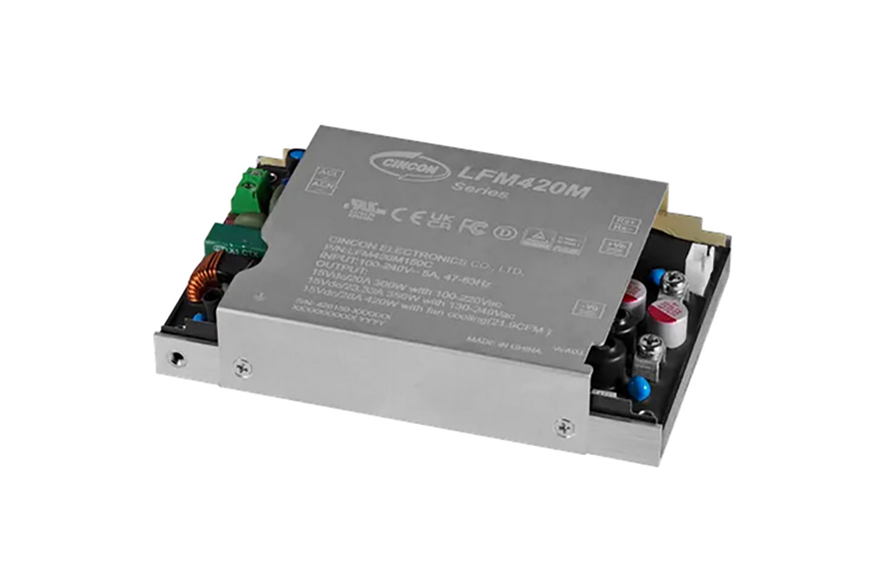 Medical AC-DC Open Frame Power Supply with Cover and PFC Function 420 Watt 15VDC 18.67-28A