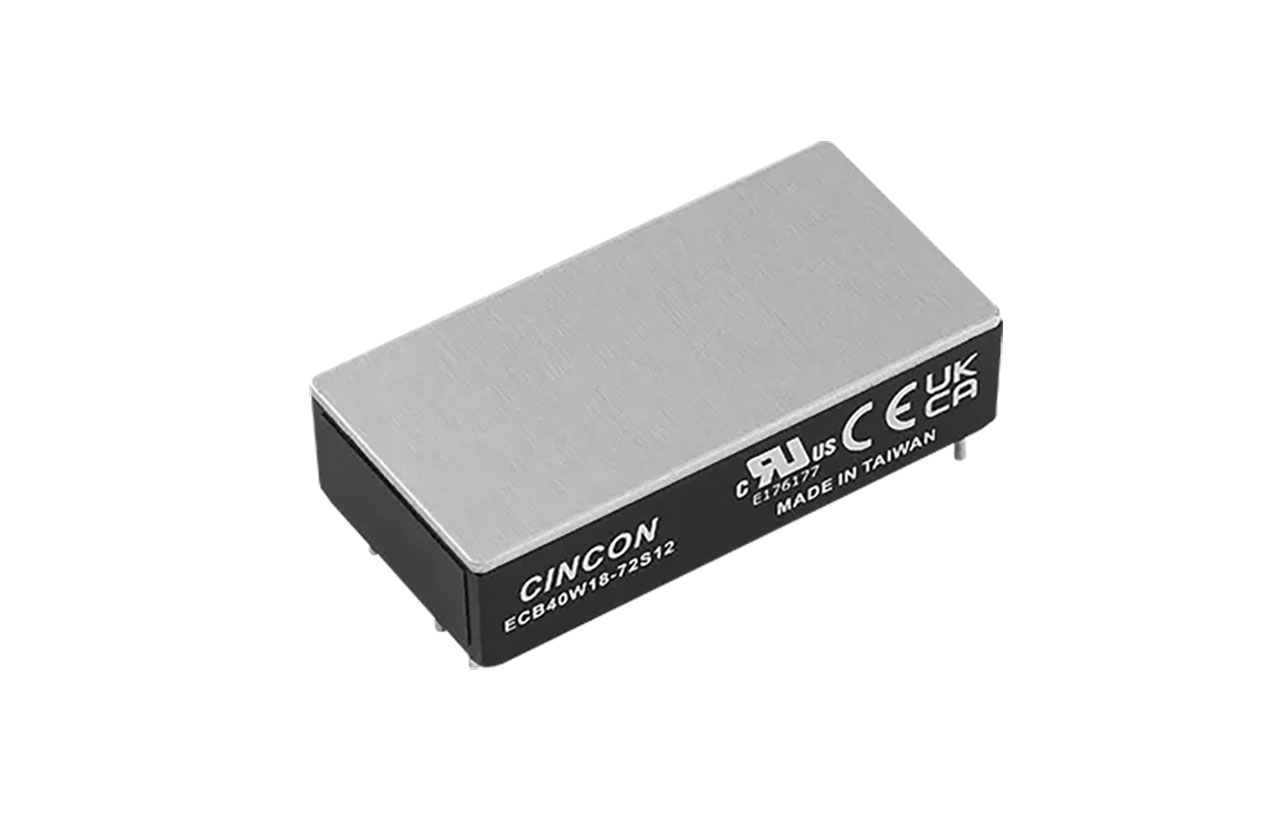 Railway Isolated DC-DC Converter 40W 5V 8A Out 8.5-160Vin Negative Logic Remote On-Off with Bus Function