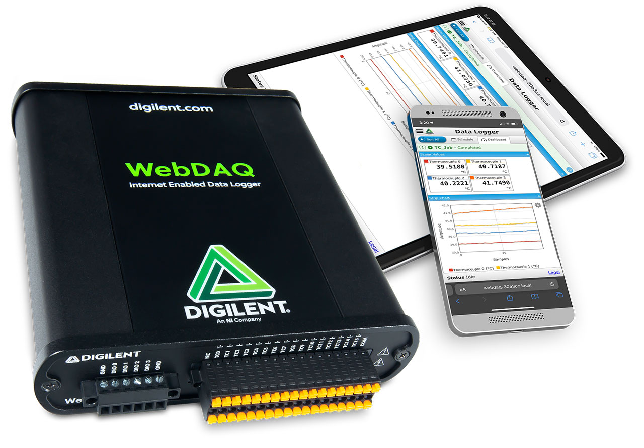 WebDAQ 316: Internet Enabled Thermocouple Data Logger
