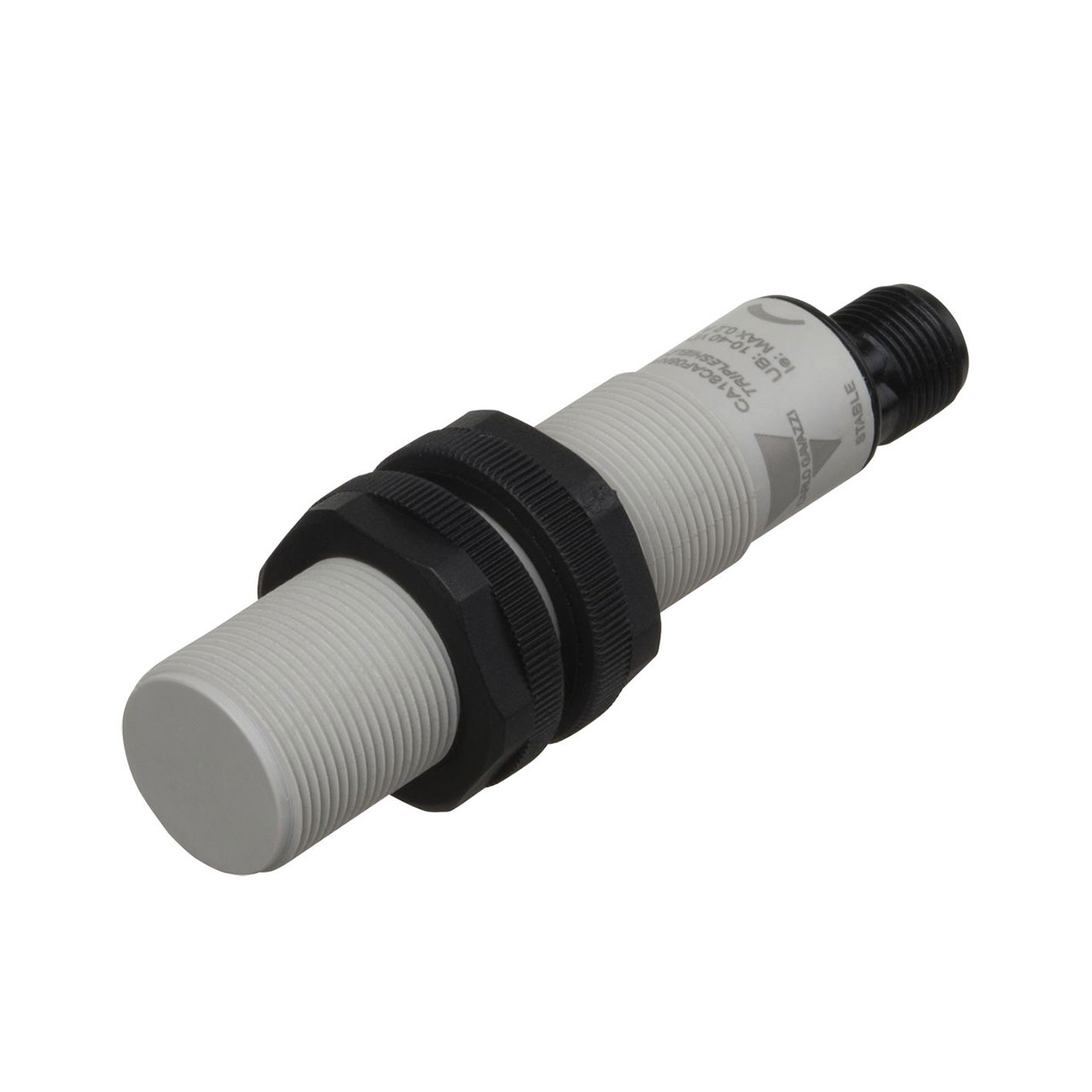 Capacitive Proximity Sensor M18 x 70mm 8mm Range NPN-NO+NC 10-40VDC M12 Plug ECOLAB IP67/IP69K