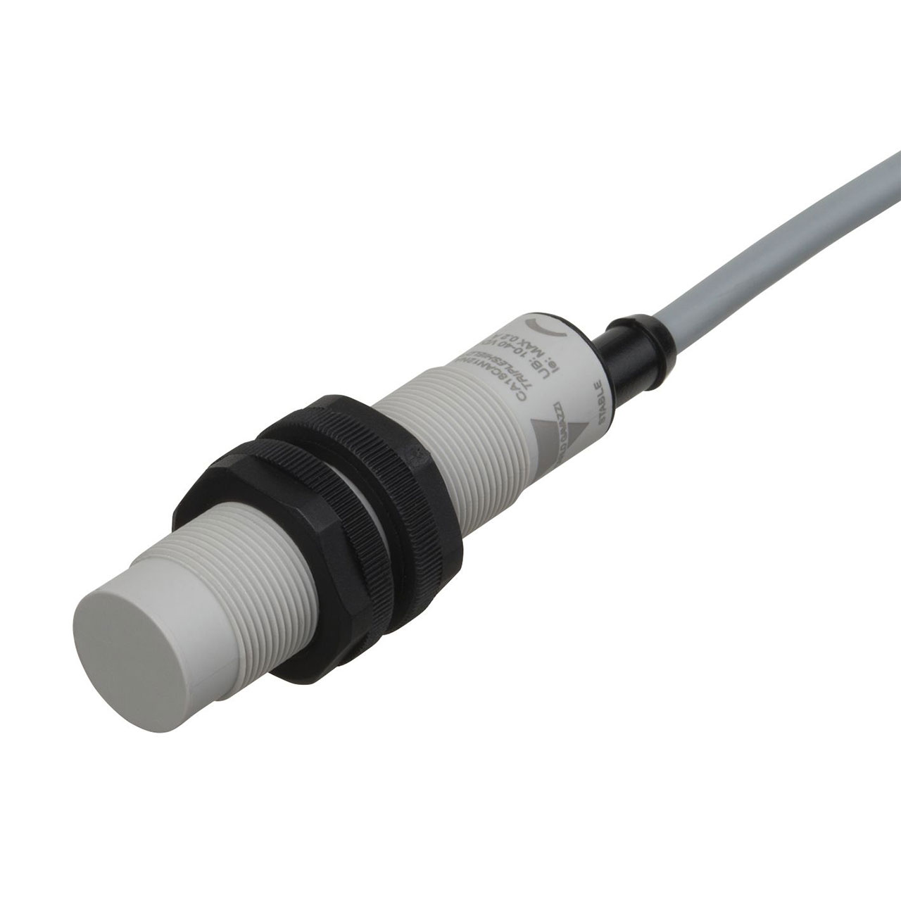 Capacitive Proximity Sensor M18 x 70mm 12mm Range NPN-NO+NC 10-40VDC 2m PVC Cable ECOLAB IP67/IP69K