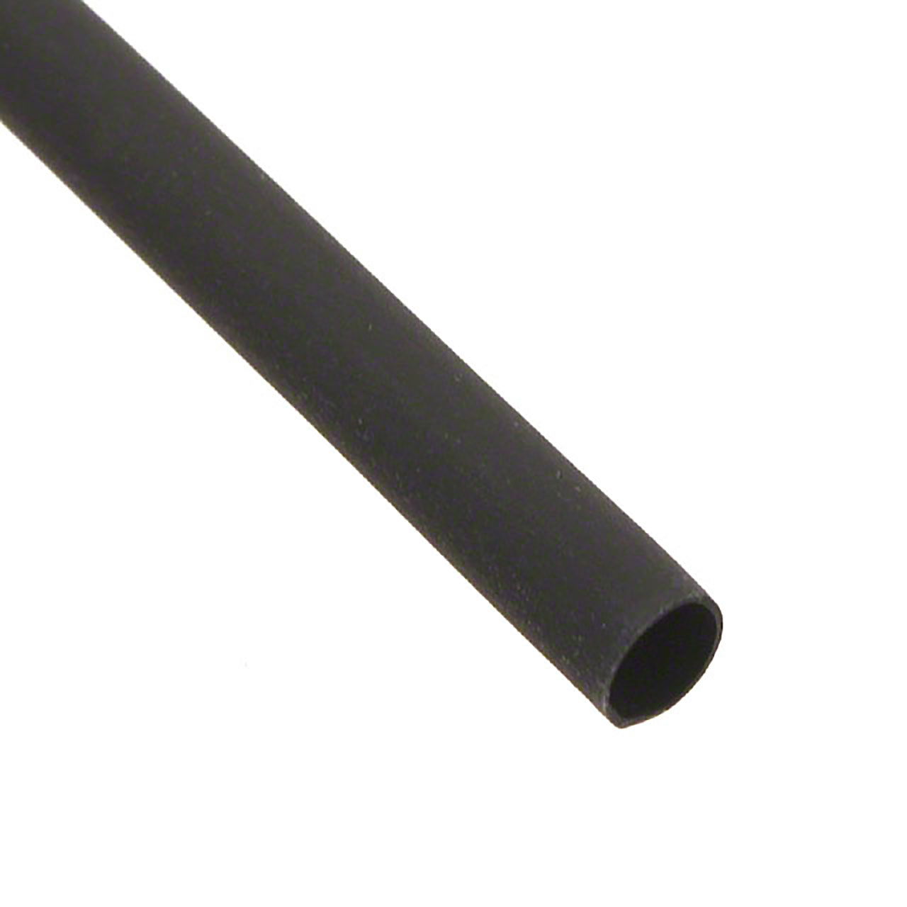 Black Polyolefin Round 2:1 Heat Shrink Tubing 0.125 Inch Diameter 4 Feet Long