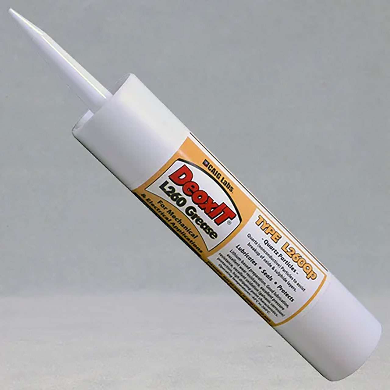 DeoxIT&reg; L260Qp Grease with Quartz Particles 226g Tube Cartridge