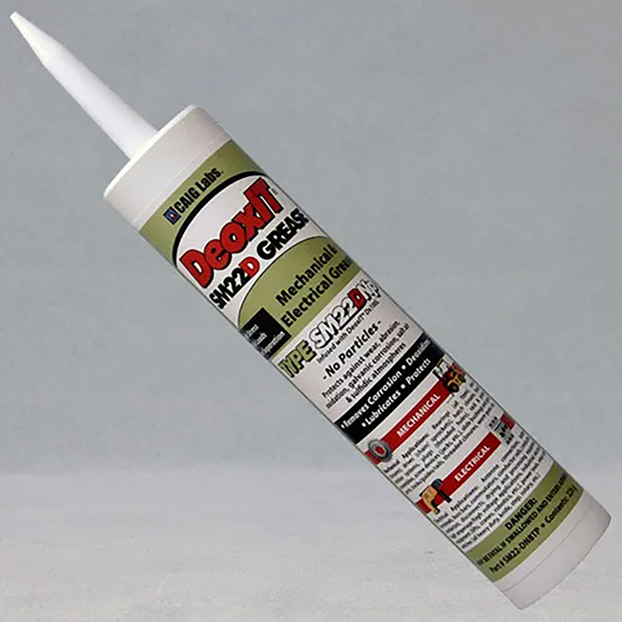 DeoxIT&reg; SM22DNp High Performance Grease with DeoxIT&reg; Dx100L and No Particles 396g Tube Cartridge