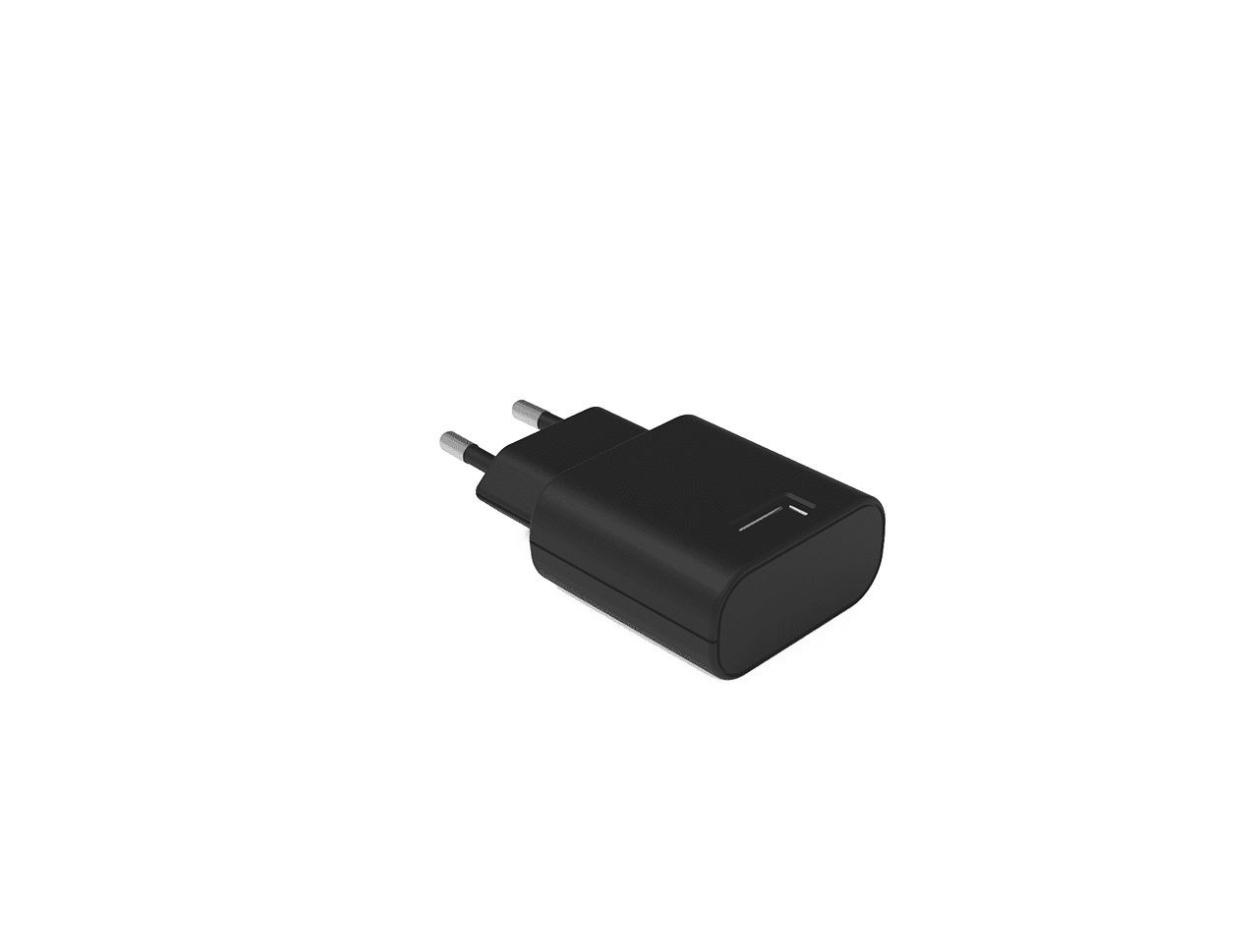 2.75W 5VDC Output USB A EU Wall-Mount Black