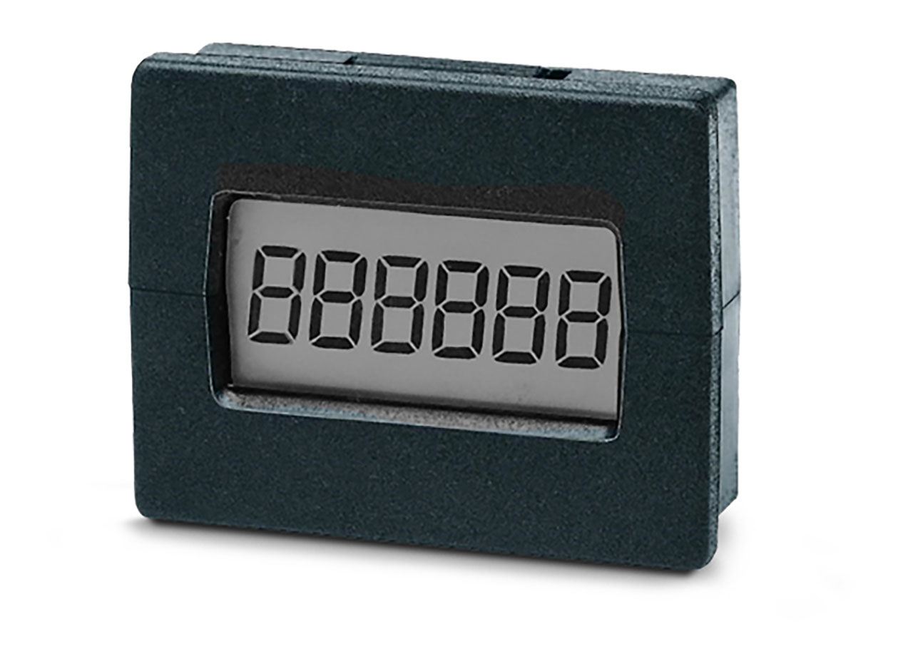 Battery Powered 6 Digit LCD Counter PCB or Panel Mount Dry Contact Closure Remote Reset