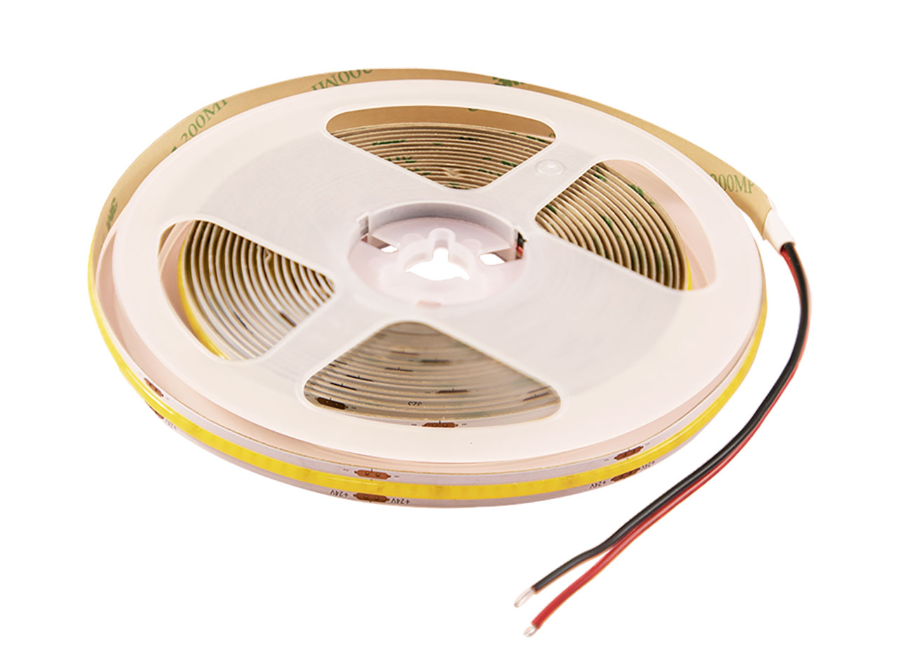 COB LED Light Strip White 4000K 12V 11W 890 lm/m Flux 90 CRI 5m Reel IP20