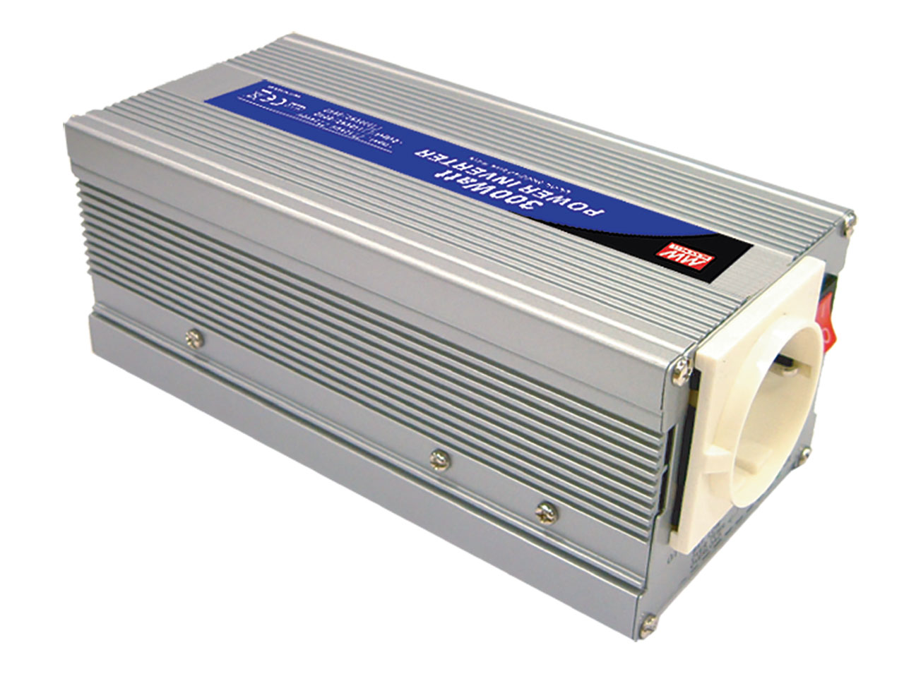 Modified Sine Wave DC-AC Power Inverter 300W 230VAC Output 2xEURO Receptacle 24VDC 15A Screw Terminal Input