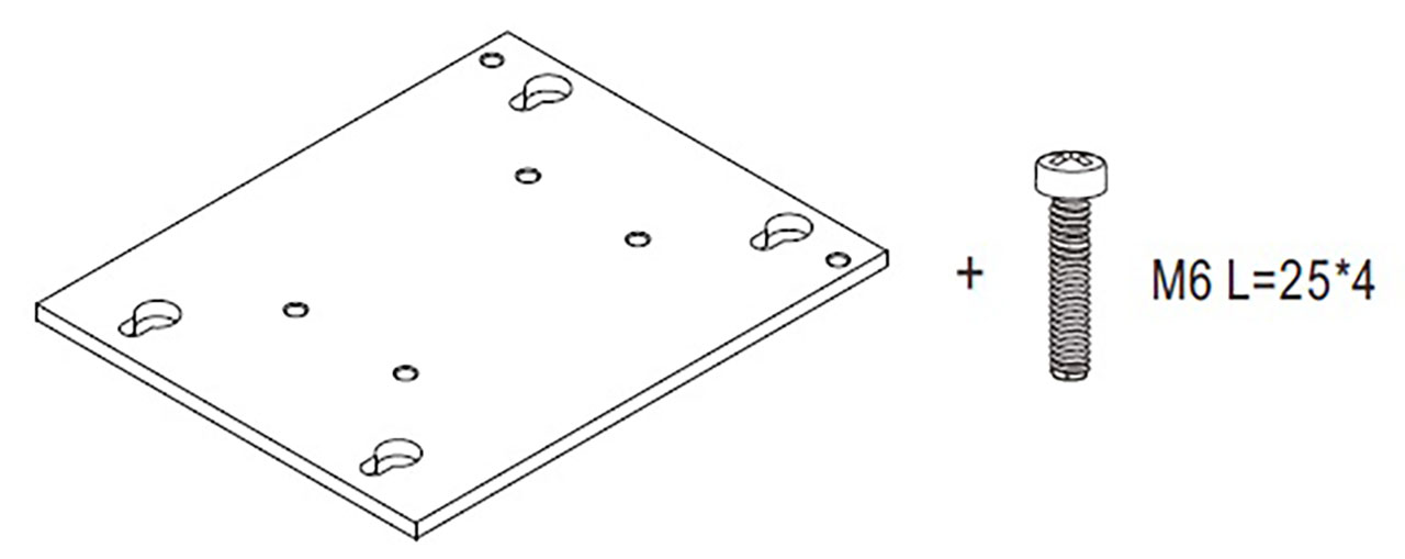 Mounting Plate Bracket for MEAN WELL HEP-2300