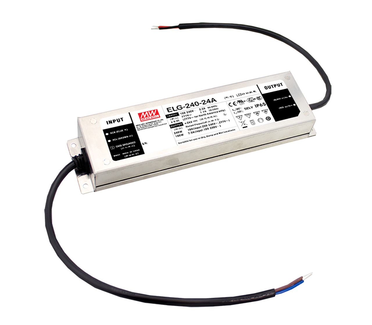 Constant Voltage and Constant Current LED Driver 180W-240W 36V 6.66A Fixed Output 3-Wire Input