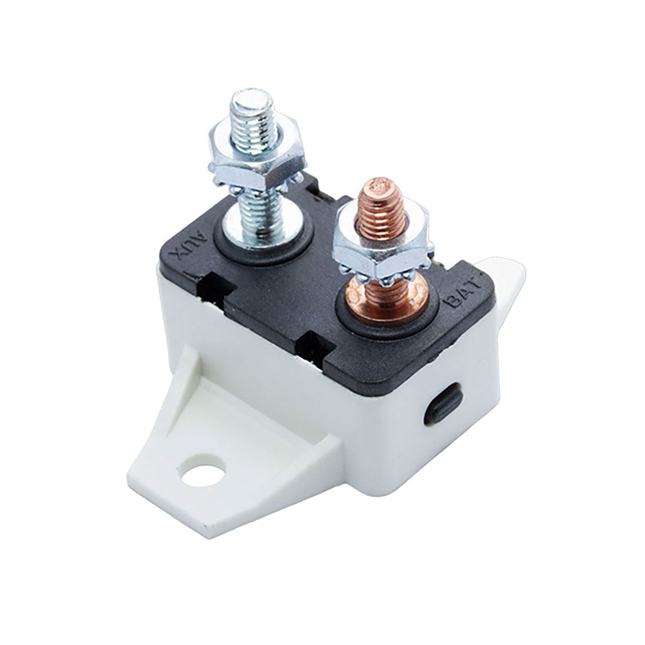 Circuit Protection Circuit Breaker Manual Reset- Color Coded 32V 25A Horizontal Tab