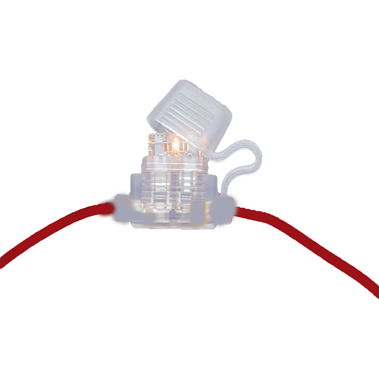 Circuit Protection Fuse Holder IP66 In-Line for Regular Blade 12AWG 30A Red Wire