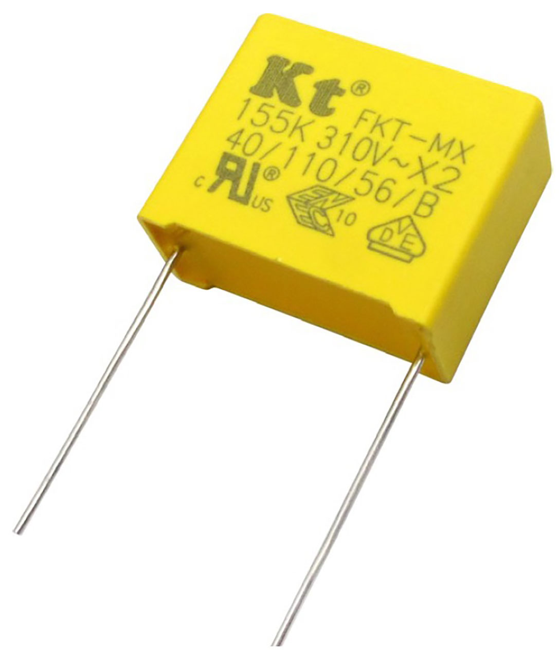 Metallized Polypropylene Film Capacitor AC X2 0.47uF 10% 310VAC 18x7.5x13.5mm Radial Leads