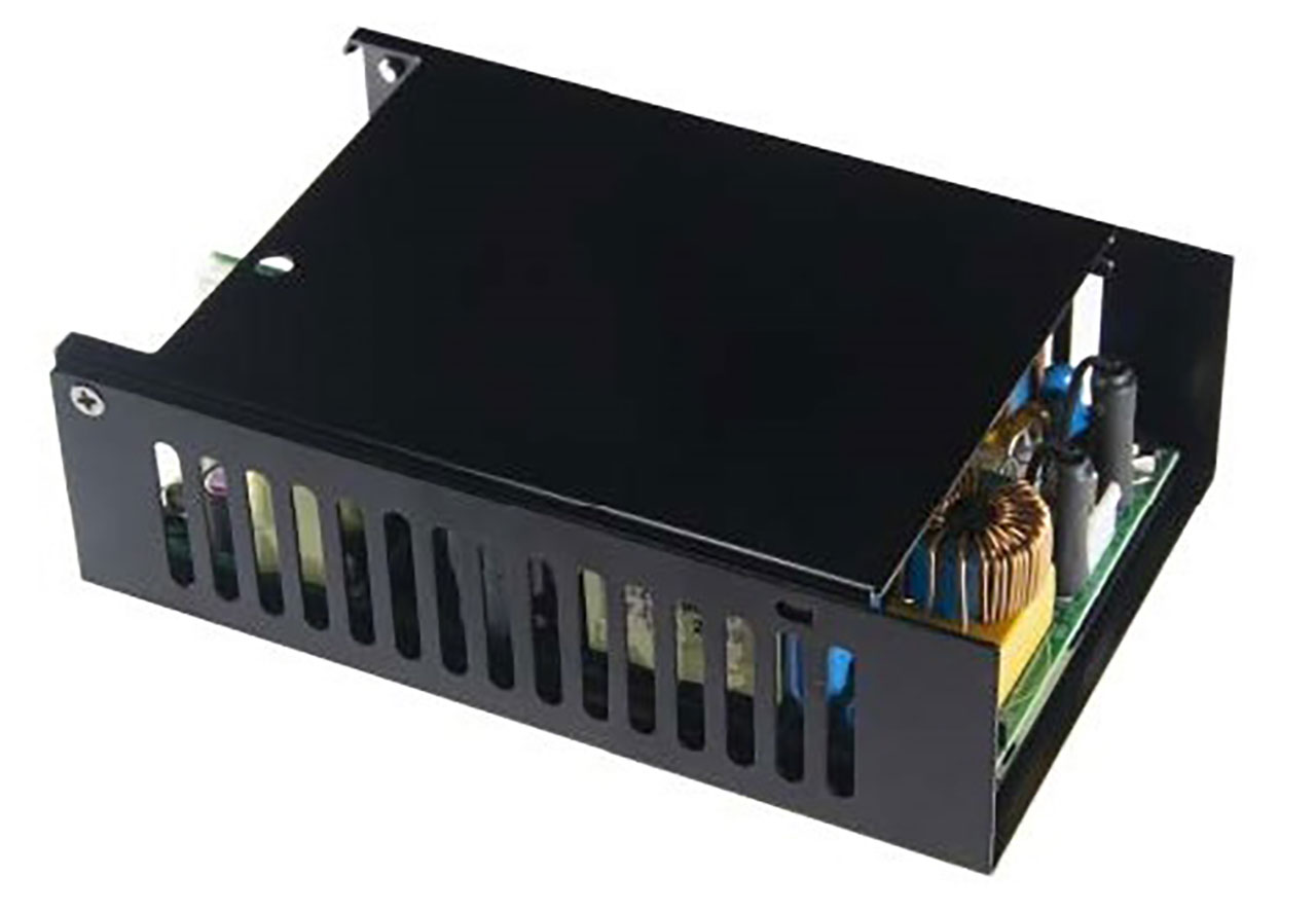 Open Frame 500W AC-DC Power Supply with Cover 30V 12.67A-16.67A PFC 5Vsb 12V Fan Output with Parallel Control