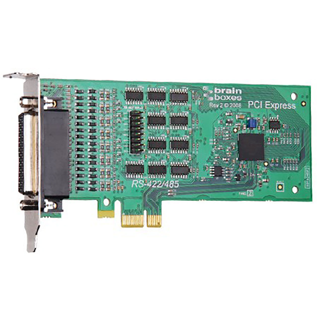 PCI Express 4 Port RS422/485 Low Profile Serial Port Card 1M Baud