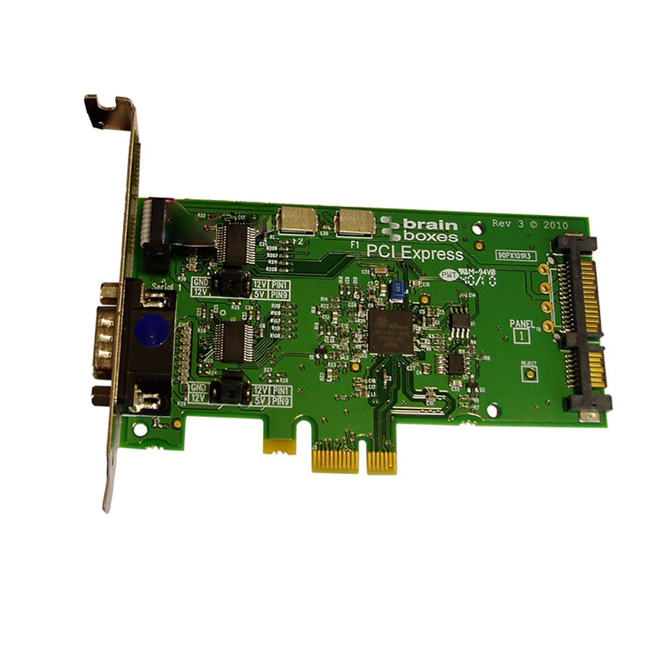 PCI Express 1 Port RS232 Powered (Through IDE Power Connector) 1 Amp POS Card