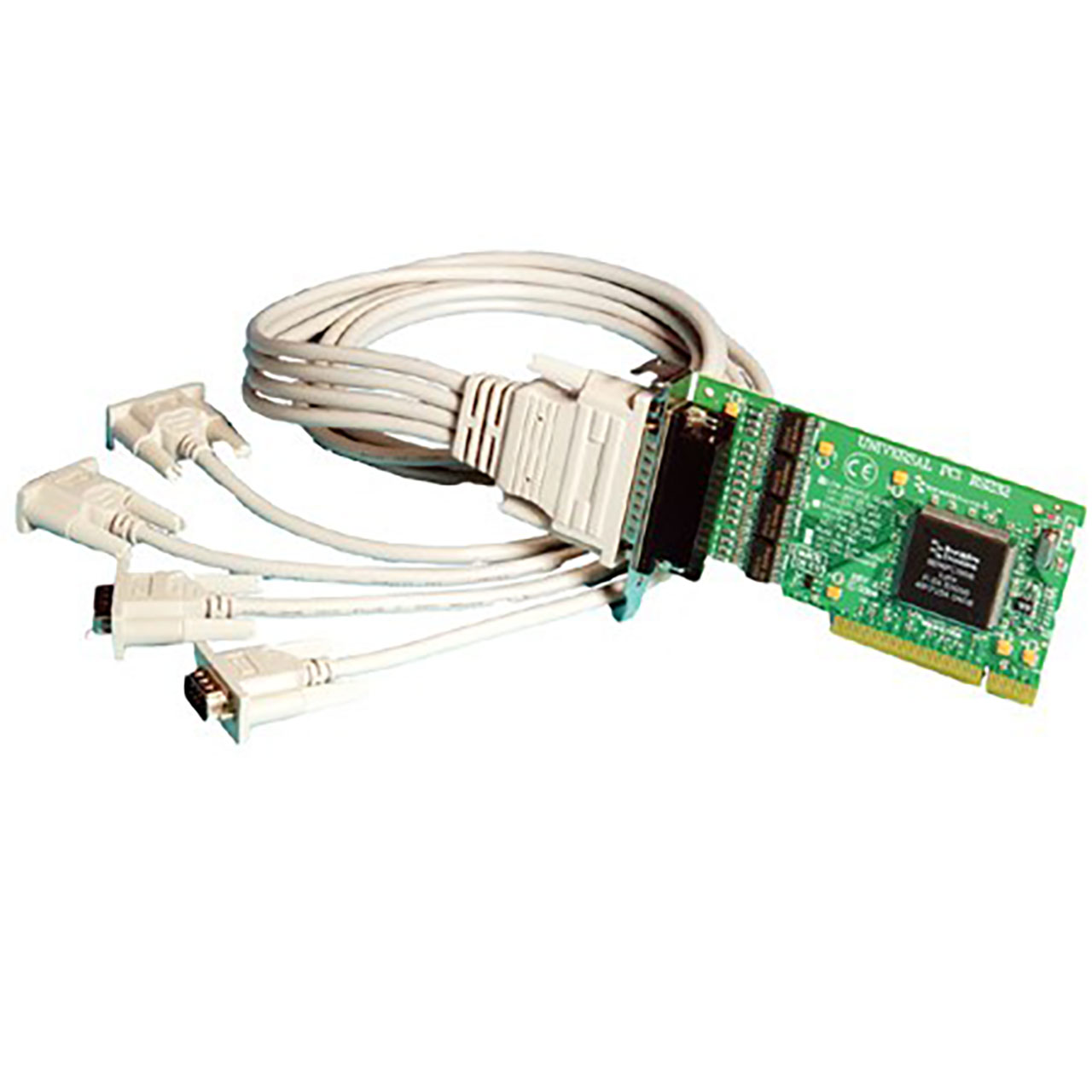 PCI Card 4 Port RS232 Low Profile Serial Port Card DB9
