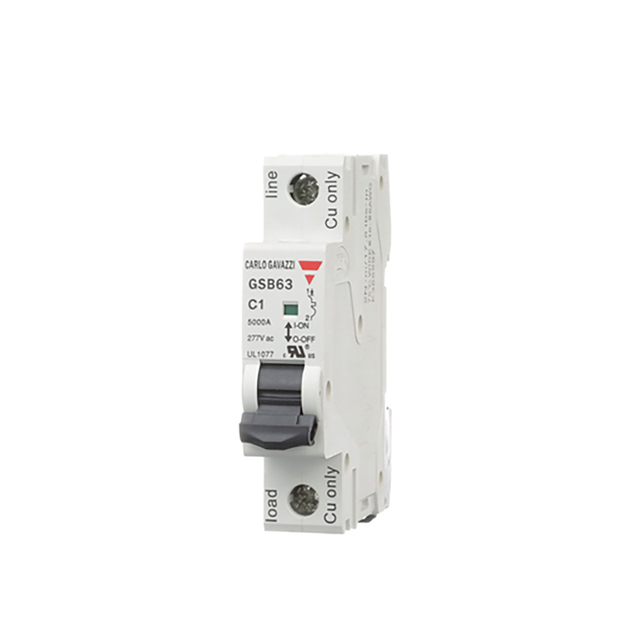 Single-Pole Ul1077 Supplementary Protector 277VAC 4 A C-Curve with Lug Terminals Interruption Rating of 5kA