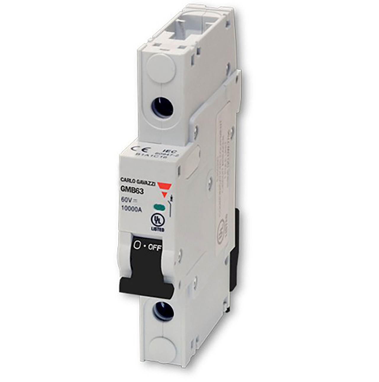 Single-Pole UL489 Miniature Circuit Breaker 240VAC 60VDC 30 A C-Curve with Lug Terminals Interruption Rating of 10kA