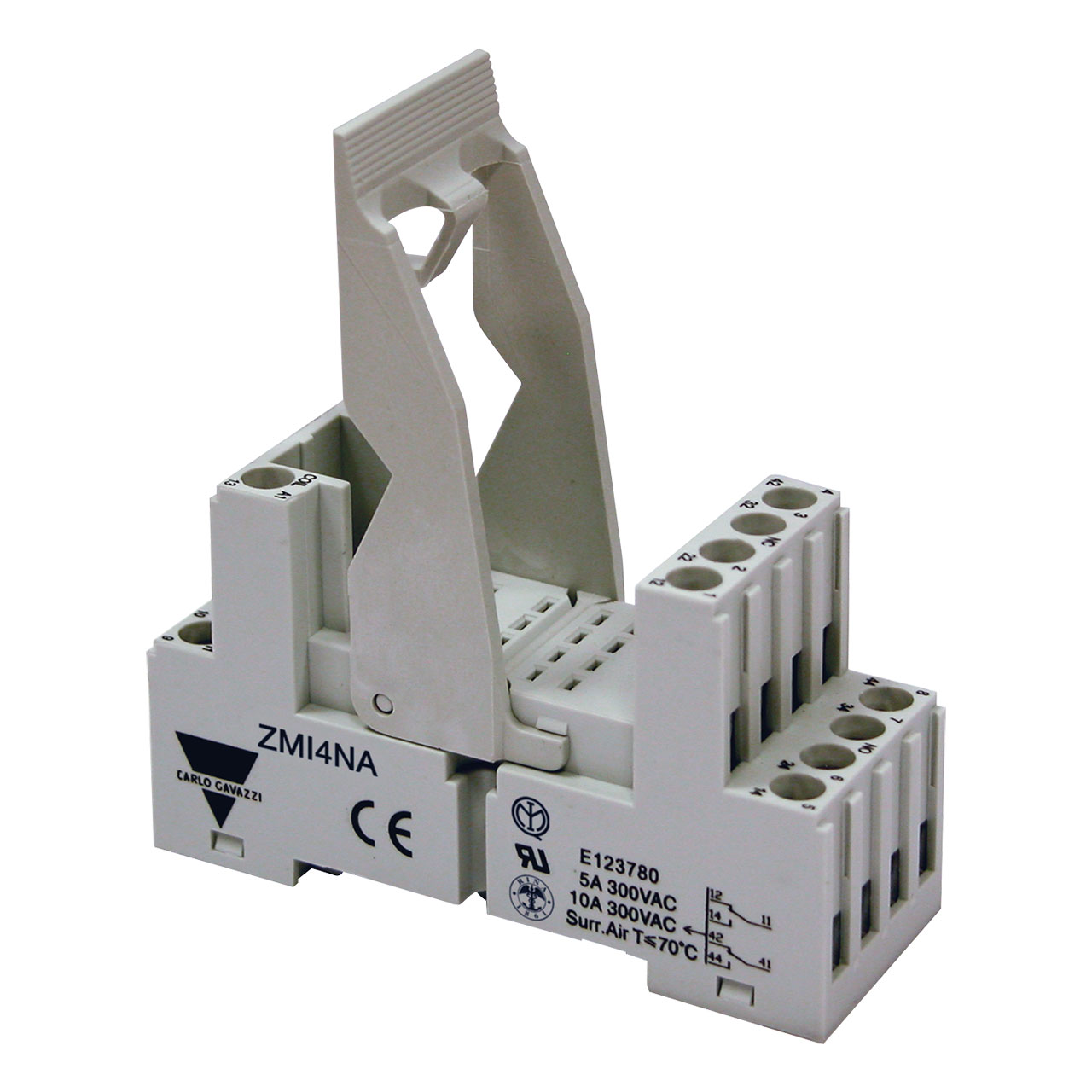 Sockets for RMIA Industrial Electromechanical Relays 14 Pins 4PDT (4 Change Over Contacts) 10A Screw Terminals