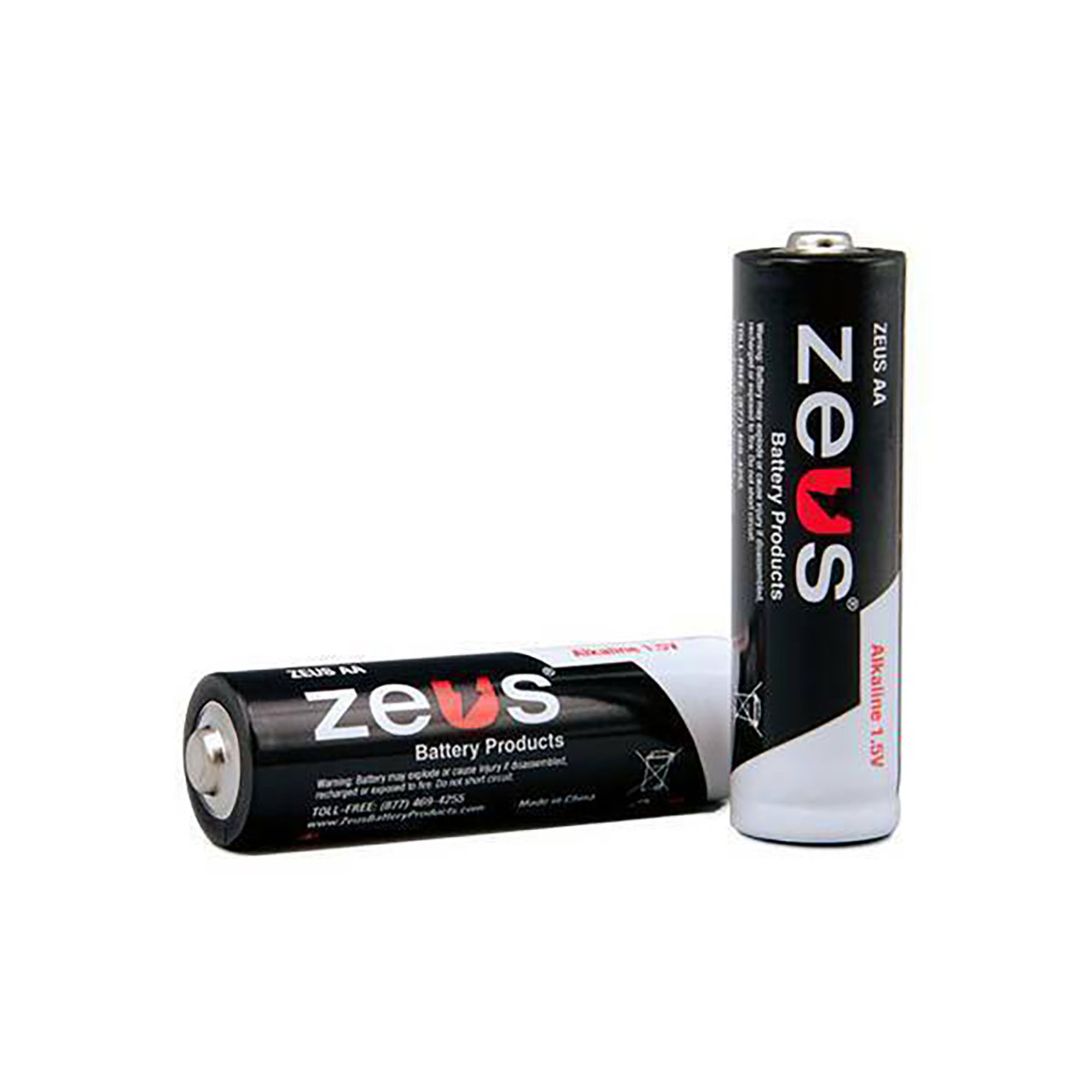 Alkaline Battery AA Size 1.5V 3000mAh Zn/MnO2 Button Top 14-14.5mm D x 49.9-49.9.50.4mm H