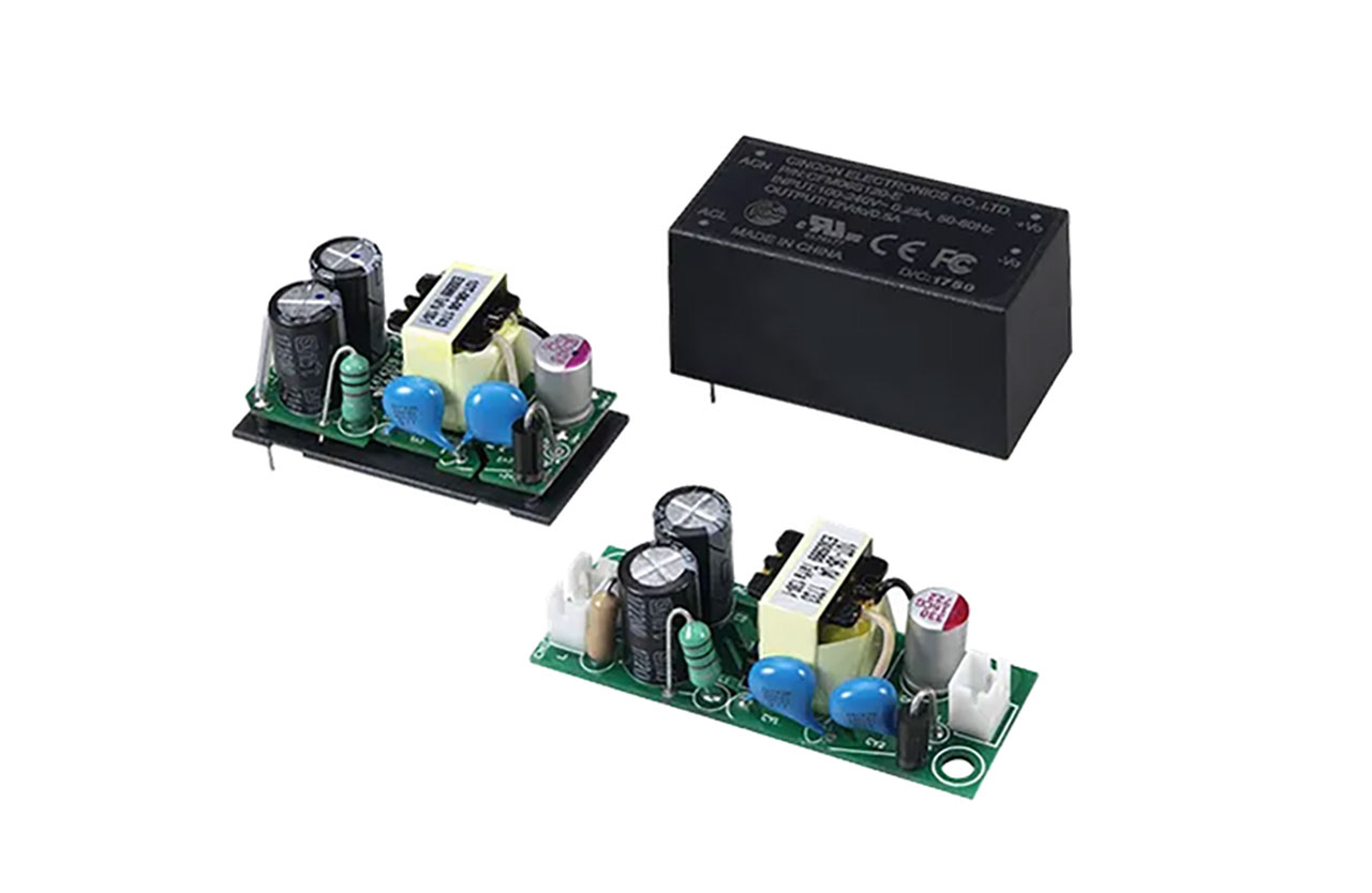 Open Frame Power Supply 24V 250mA 6W Class 2 NEMA1-15P