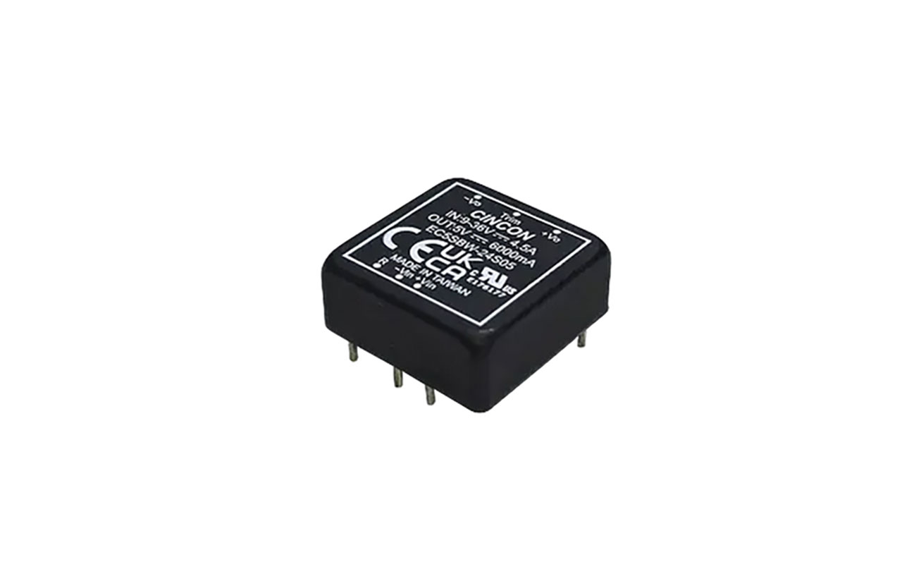 Regulated DC-DC Converter 12V 2.5A 30W 9-36Vin 1x1 Inch Shielded Case