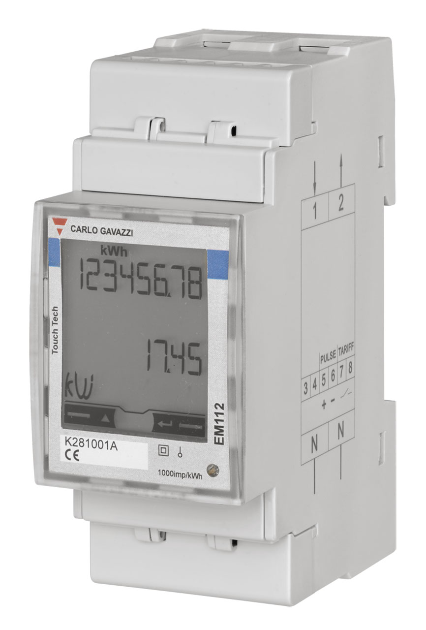 Single-Phase Energy Analyzer 230 V L-N 5 (100) A RS485 Modbus RTU