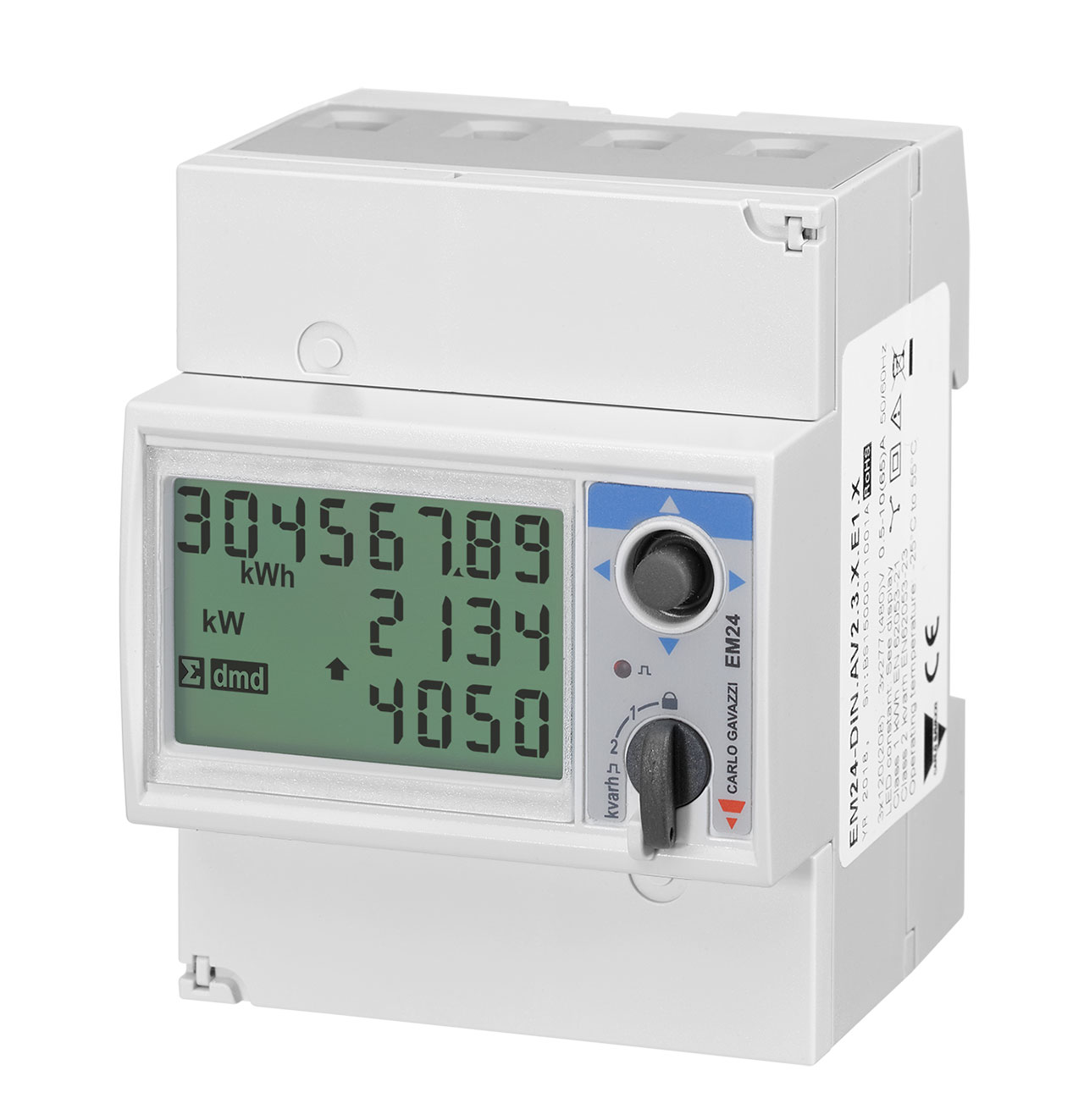 Energy Analyzer Self PS 230/400V/65A Input RS485 modbus RTU Output