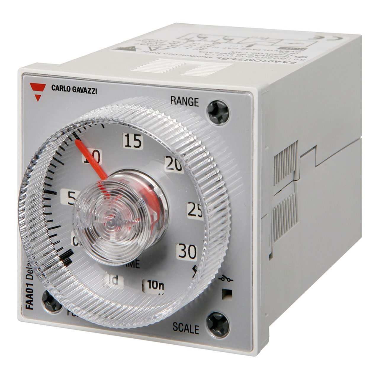Multifunctions Timer with selectable time ranges 8-pin plug-in connection DPDT Output