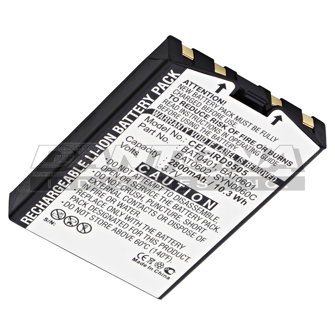 Iridium 9505A Lithium Ion Battery 3.7V 2800mAh