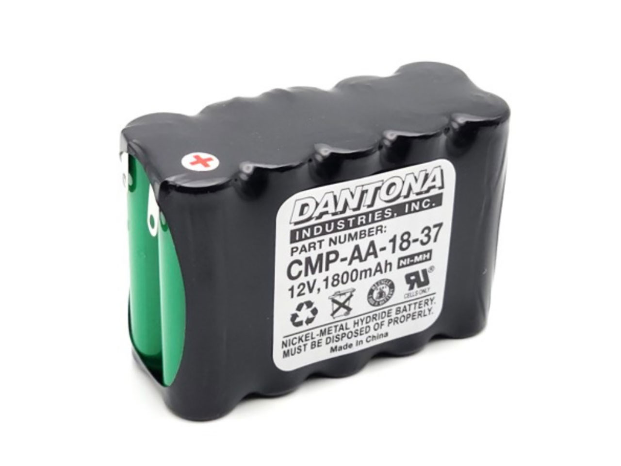 Dantona CMP-AA-18-37 NiMH Battery 12V 1800mAh