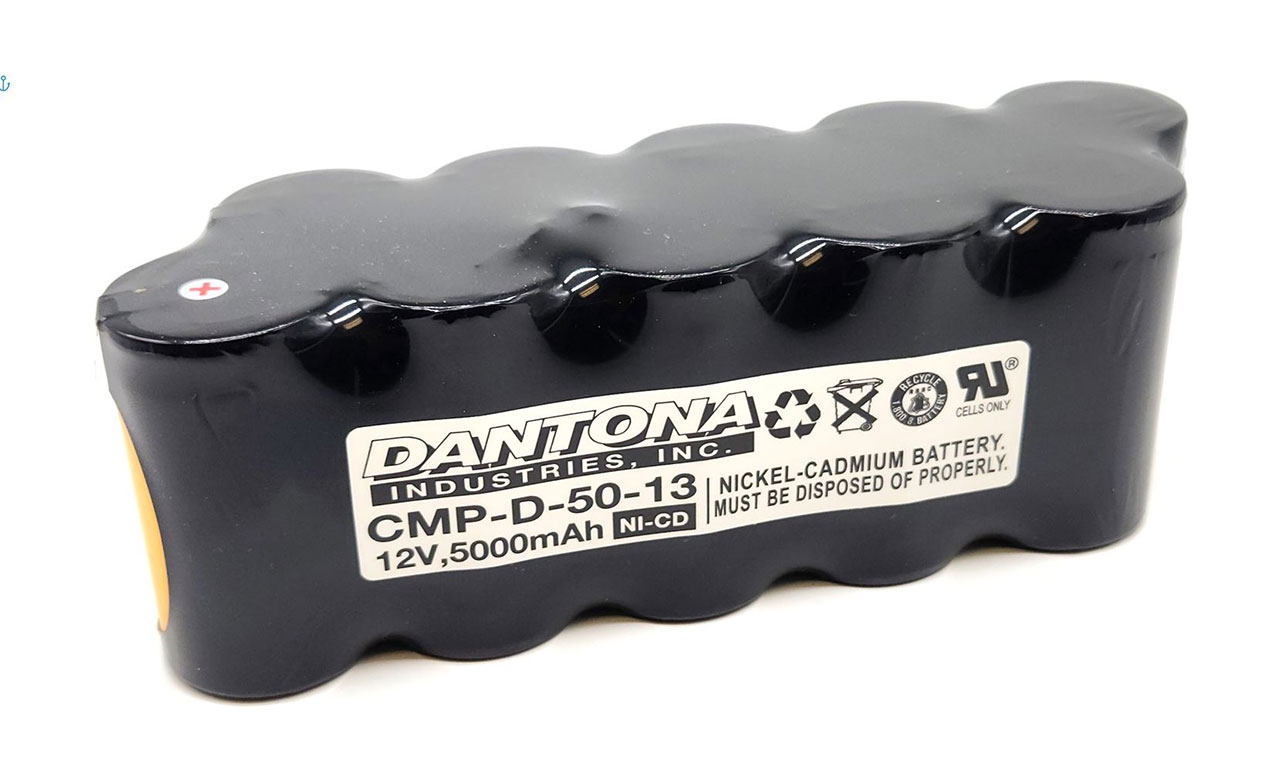 Dantona CMP-D-50-13 Nicad Battery 12V 5000mAh