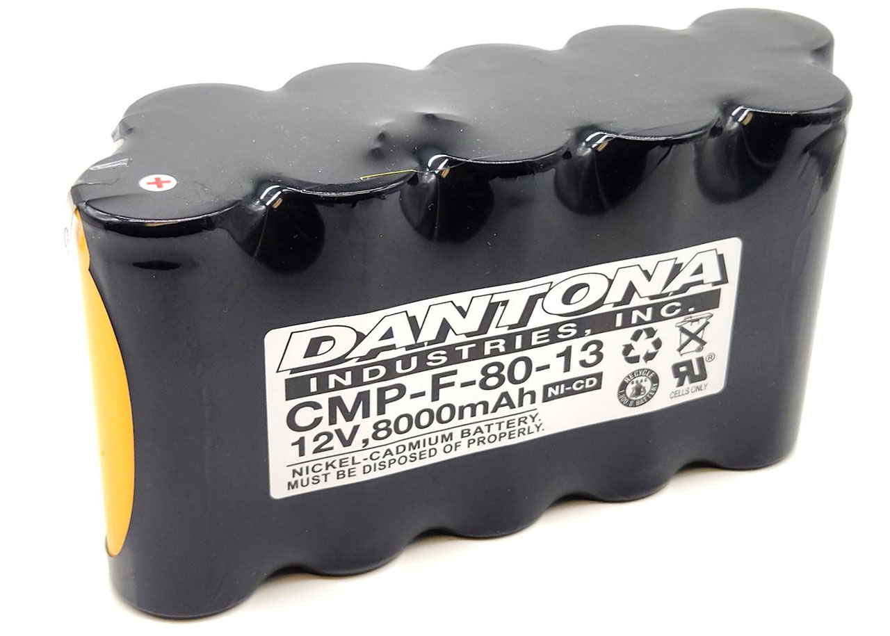 Dantona CMP-F-80-13 Nicad Battery 12V 8000mAh